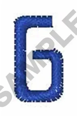 ZRNIC FONT 6 Embroidery Design Sale