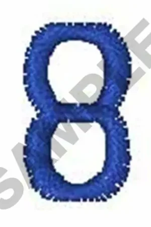 ZRNIC FONT 8 Embroidery Design Fan Favorite