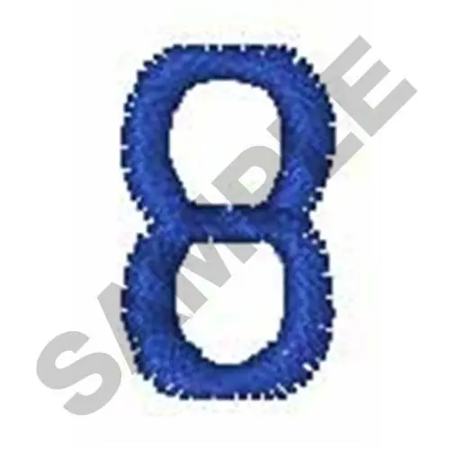 ZRNIC FONT 8 Embroidery Design Fan Favorite