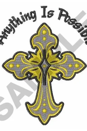 ANYTHING IS POSSIBLE Embroidery Design Top Rated