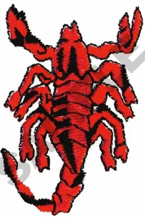 Authentic SCORPION Embroidery Design