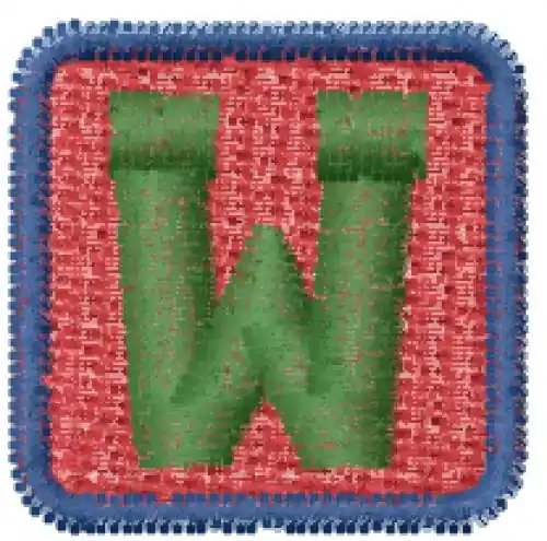 Baby Blocks Font W Embroidery Design Today Only