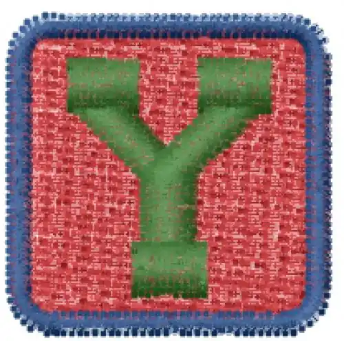 Baby Blocks Font Y Embroidery Design Fresh Stock