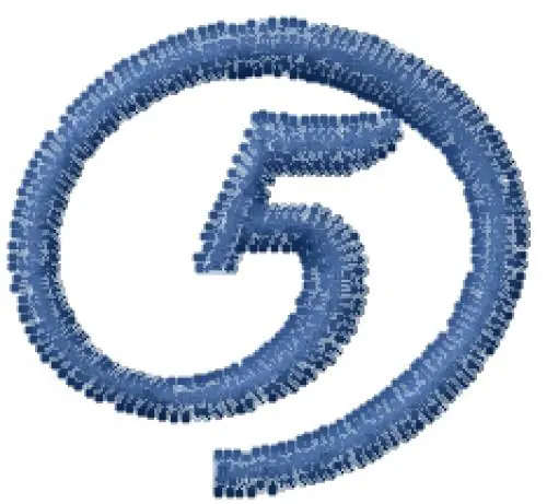Arrobatherapy Font 5 Embroidery Design Authentic