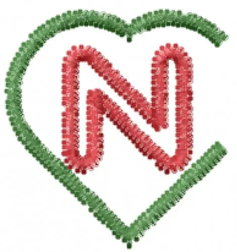 Holiday Sale Hearts Font N Embroidery Design