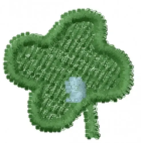 Big Sale Lucky Clover Font Comma Embroidery Design