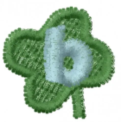 Original Lucky Clover Font b Embroidery Design