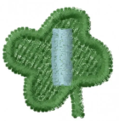 Lucky Clover Font I Embroidery Design Premium
