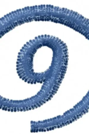 Arrobatherapy Font 9 Embroidery Design Premium