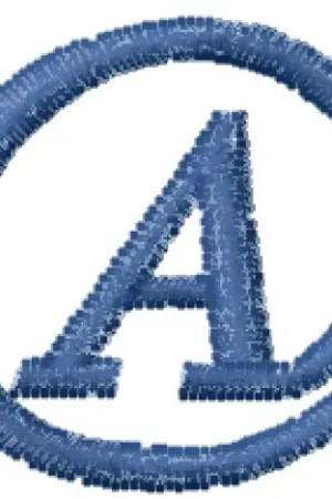 Arrobatherapy Font A Embroidery Design Shop Now