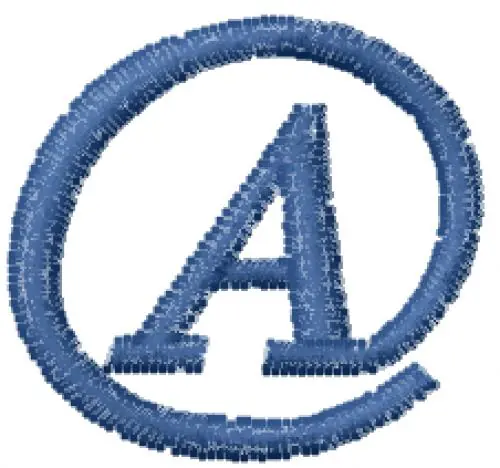 Arrobatherapy Font A Embroidery Design Shop Now