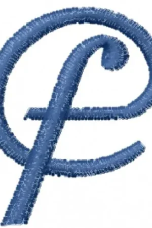Arrobatherapy Font F Embroidery Design Seasonal Sale