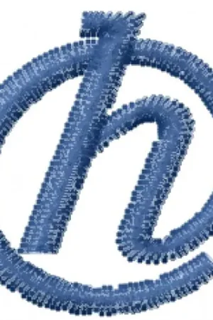 Arrobatherapy Font h Embroidery Design In Demand