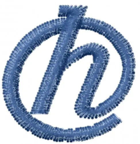 Arrobatherapy Font h Embroidery Design In Demand