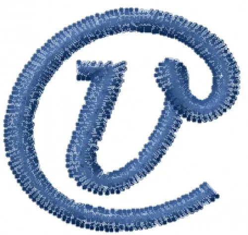 Free Shipping Arrobatherapy Font v Embroidery Design
