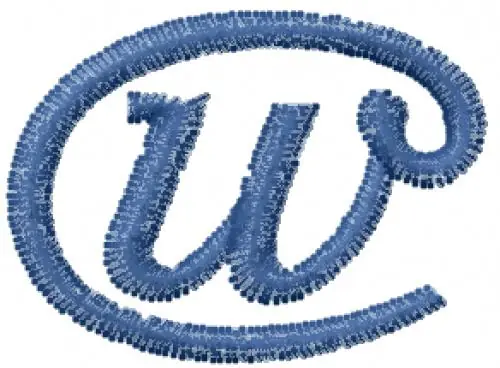 Arrobatherapy Font w Embroidery Design Cheap
