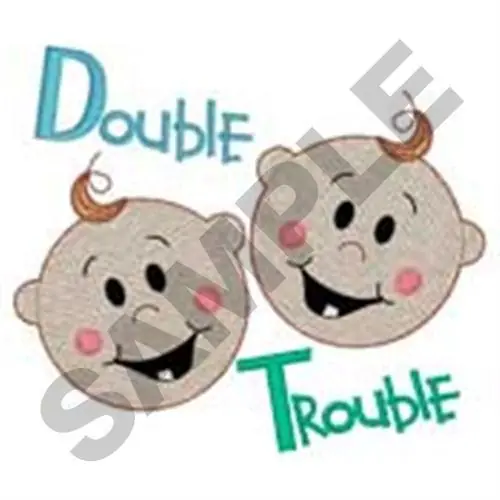 Low Price Double Trouble Embroidery Design
