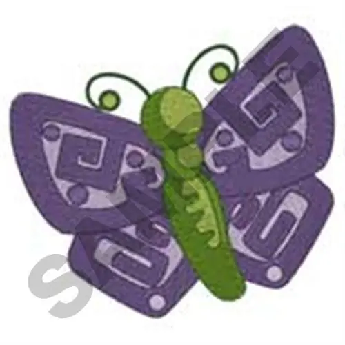 Editor’s Pick Tribal Butterfly Embroidery Design