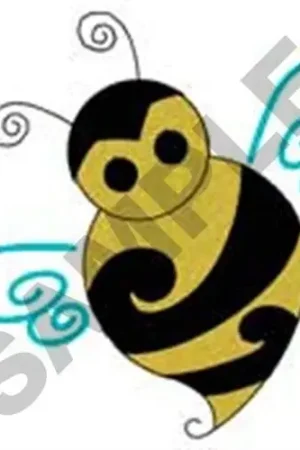 Big Sale Abstract Bee Embroidery Design