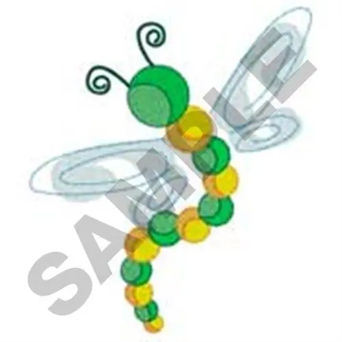 Abstract Dragonfly Embroidery Design Free Shipping