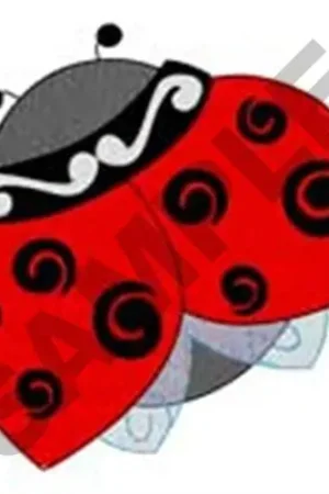 Abstract Ladybug Embroidery Design Best Choice