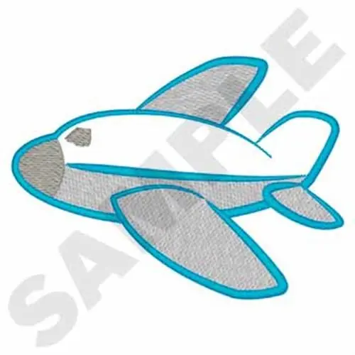 Airplane Embroidery Design Price Cut