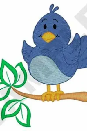 Blue Bird Embroidery Design Hot Deal