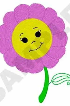 Certified Daisy Flower Embroidery Design