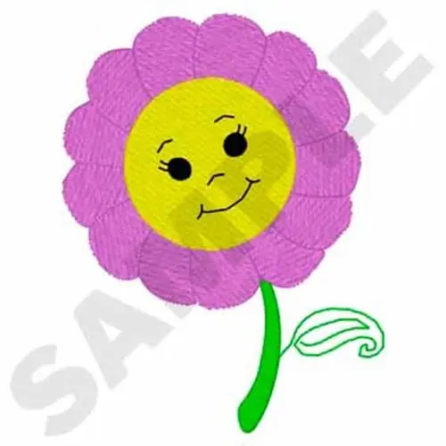 Certified Daisy Flower Embroidery Design