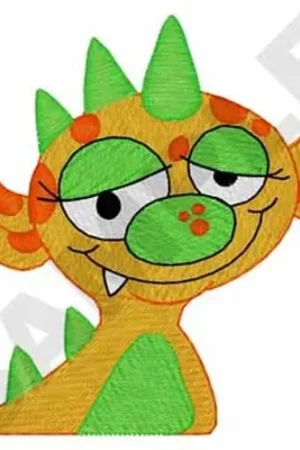Affordable Friendly Monster Embroidery Design
