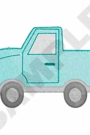 Modern Toy Truck Embroidery Design