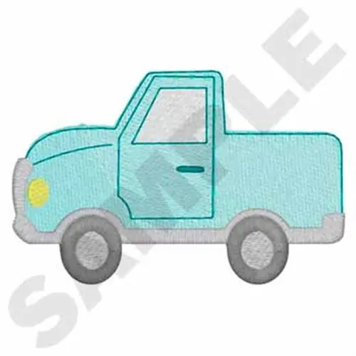Modern Toy Truck Embroidery Design