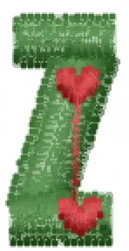 Love Letters Z Embroidery Design Same Day Shipping