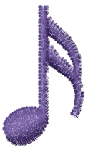 Music Symbol Font x Embroidery Design No Minimum Order
