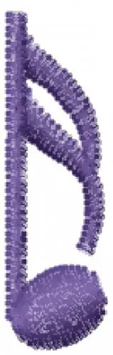 Music Symbol Font y Embroidery Design Markdown