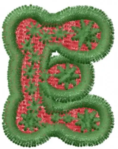 Rave Queen E Embroidery Design Authentic