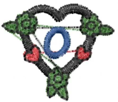 Dark Heart O Embroidery Design Get Yours
