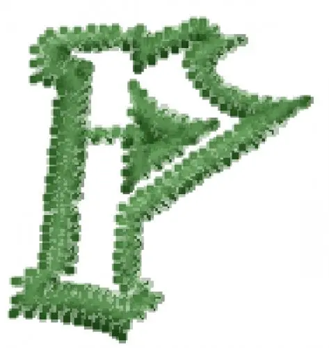Top Rated Degrassi Font p Embroidery Design
