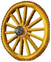 Editor’s Pick Wagon Wheel Embroidery Design