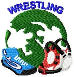 Wrestling Gear Embroidery Design Buy Online