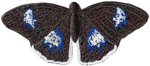 Hypolimnas Bolina small Embroidery Design Next Day Delivery