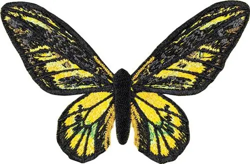 Ornithoptera Rothschild small Embroidery Design Latest