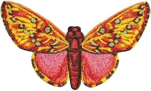 Eriostepta Bacchans small Embroidery Design Genuine