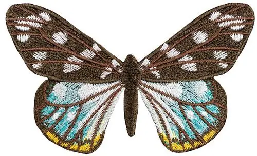 Fresh Stock Psaphis Borneenis small Embroidery Design