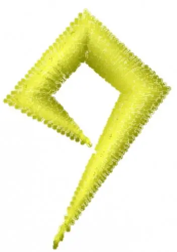Lightning Bolt Number 9 Embroidery Design Trusted Brand