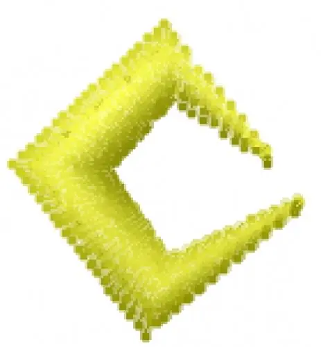 Lightning Bolt Font c Embroidery Design Hot Deal