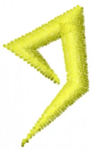 Lightning Bolt Font g Embroidery Design Save Now