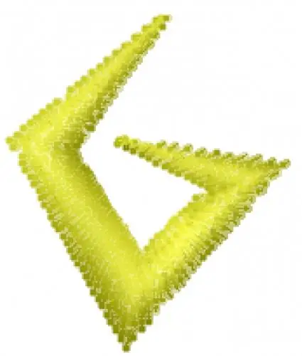 One Day Deal Lightning Bolt Font G Embroidery Design