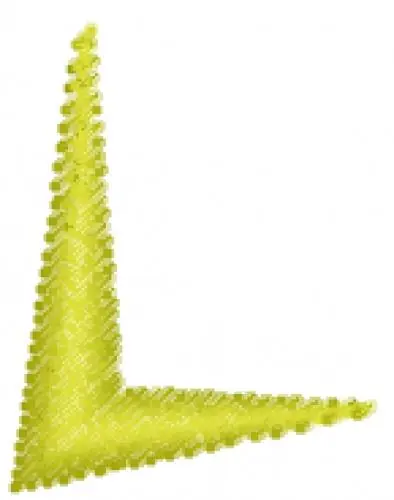 Lightning Bolt Font L Embroidery Design Flash Sale