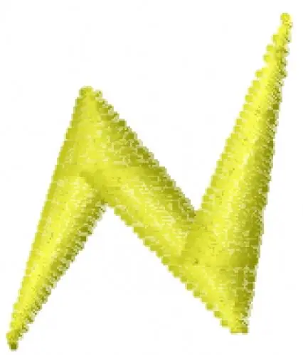 Professional Grade Lightning Bolt Folt N Embroidery Design